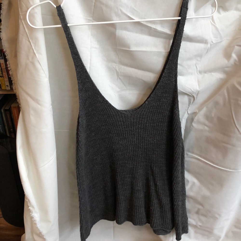 AE Ribbed Sweater Tank Top